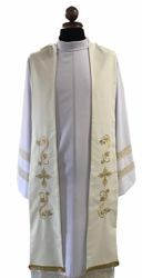 Picture of Priest Liturgical Stole Wool blend Ivory Violet Red Green