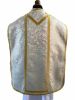 Picture of Tau Damask fabric gold silver Roman Chasuble trapeze collar