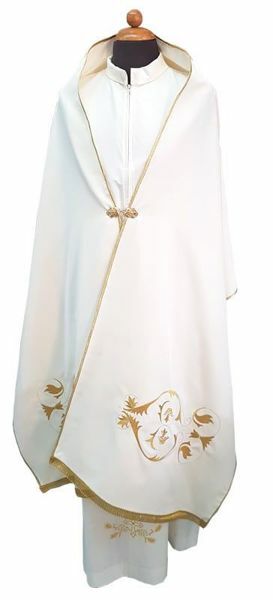 Picture of Embroidered catholic Humeral Veil Cross JHS symbol