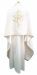 Picture of Clergy Humeral Veil liturgical embroidery Cross JHS Polyester Ivory white Violet Red Green