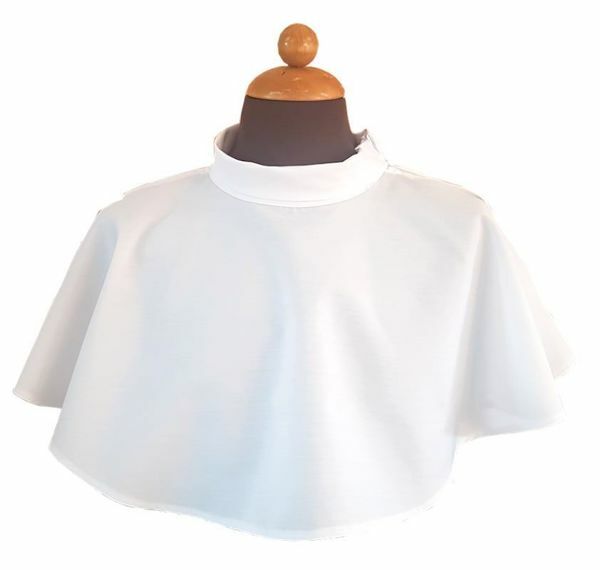 Picture of Liturgical Amice zipper on shoulder Cotton blend for priest minister
