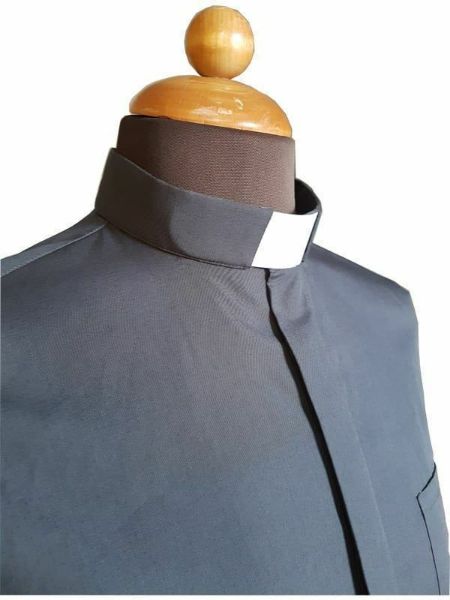 Picture of Clergy Shirt long sleeve end-on-end cotton