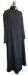 Picture of Vatican fabric cassock with covered buttons and double hidden pockets - Black