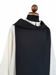 Picture of Cistercian Priestly ivory white Alb with black Scapular Polyester Liturgical Tunic