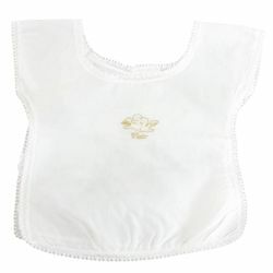Picture of Baptism Infant Tunic baby boy baby girl embroidered Angels Cotton White Baptism Cloth Dress