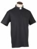 Picture of Tab-collar Clergy Polo Shirt Felisi 1911 short sleeve Jersey cotton