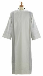 Picture of Liturgical Alb turned collar macramè lace Cross Cotton blend priestly Tunic Felisi 1911 Ivory 