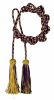 Picture of Gold & colors Cincture Solomon knot 1 tassel Felisi 1911