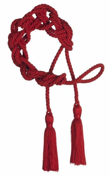 Picture of Cincture with Tassel Cotton blend Felisi 1911 Red Olive Green Violet White 