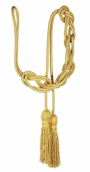 Imagen de Cíngulo sacerdotal oro nudo tripolino galón Felisi 1911 
