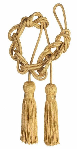 Picture of Sphere Knot Cincture Tripolin Knot Tassel Cotton blend Felisi 1911 Gold 