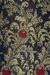 Picture of Flowery Lampas (Lampasso) Golden Thread Flower H. cm 160 (63 inch) Acetate Polyester Fabric Red Violet Black Blue Night Ivory Antique for liturgical Vestments