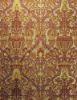 Immagine di Tessuto Broccato Anfora avorio / bordeaux H. 160 cm