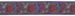 Immagine di Gallone nastro Fiori H. cm 2,5 (0,98 inch) puro Poliestere Rosso Celeste Viola Verde Avorio Nero Bianco Blu Azzurro