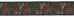 Immagine di Gallone nastro Fiori H. cm 2,5 (0,98 inch) puro Poliestere Rosso Celeste Viola Verde Avorio Nero Bianco Blu Azzurro