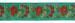 Immagine di Gallone nastro Fiori lamè H. cm 5 (2,0 inch) puro Poliestere Rosso Celeste Viola Verde Avorio Nero Bianco Blu Azzurro
