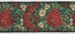 Picture of Galloon Lamé flowers H. cm 5 (2,0 inch) Pure Polyester Fabric Red Celestial Violet Green Flag Ivory Black White Asbestos Blue Light Blue Trim Orphrey Banding for liturgical Vestments 
