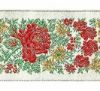 Picture of Liturgical Galloon trim Lamé flowers H. 5 cm (2,0 inch)