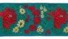 Imagen de Galón Flores lamé H. 10 cm para ornamentos litúrgicos