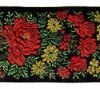 Imagen de Galón Flores lamé H. 10 cm para ornamentos litúrgicos
