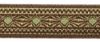 Immagine di Gallone oro antico liserè Rombi H. 3,5 cm per paramenti sacri