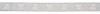 Immagine di Gallone Vite Grano filo argento H. 3 cm