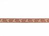 Immagine di Gallone Vite Grano oro / bordeaux H. 4 cm