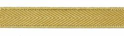 Picture of Galloon Isernia gold H. cm 3 (1,2 inch) Metallic thread Fabric Trim Orphrey Banding for liturgical Vestments 