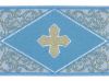 Immagine di Gallone liturgico in oro Rombi Croci H. 9 cm