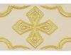 Imagen de Galón dorado Cruz en la Cruz H. 9 cm para ornamentos litúrgicos