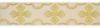 Imagen de Galón dorado Cruz en la Cruz H. 9 cm para ornamentos litúrgicos