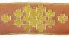 Imagen de Galón oro Cruces modulares H. 9 cm para ornamentos litúrgicos