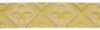 Imagen de Galón dorado Cruz San Andrés H. 9 cm para ornamentos litúrgicos