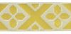 Imagen de Galón dorado Cruz San Andrés H. 9 cm para ornamentos litúrgicos