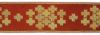 Imagen de Galón oro Cruces modulares H. 9 cm para ornamentos litúrgicos