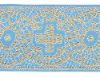 Picture of Gold Galloon Mosaic Cross H. 9 cm (3,5 inch)