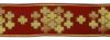 Imagen de Galón oro Cruces modulares H. 9 cm para ornamentos litúrgicos