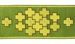 Imagen de Galón Hilo dorado Cruces modulares H. cm 9 (3,5 inch) Tejido Poliéster Acetato Rojo Celestial Verde Oliva Morado para Vestiduras litúrgicas
