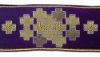 Imagen de Galón oro Cruces modulares H. 9 cm para ornamentos litúrgicos