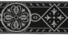 Picture of Silver thread Byzantine Galloon H. 9 cm (3,5 inch)