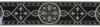 Picture of Silver thread Byzantine Galloon H. 9 cm (3,5 inch)