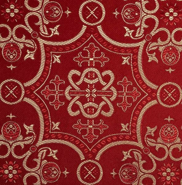 Immagine di Tessuto Lampasso bizantino Croce annodata H. 160 cm
