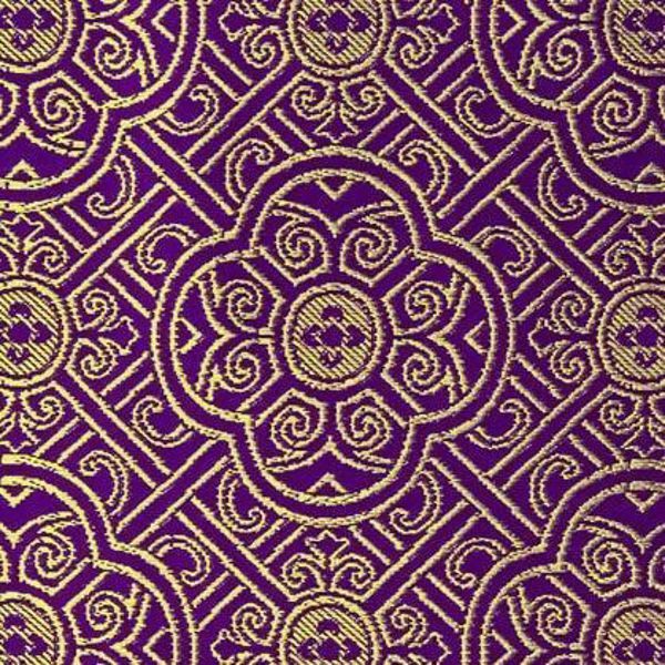 Picture of Liturgical Broderie Rhombus H. 160 cm (63 inch) acetate & polyester fabric