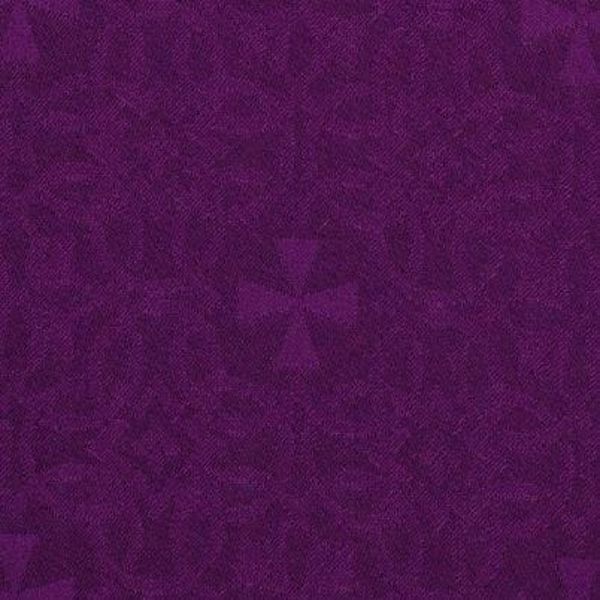 Picture of Lampas (Lampassetto) Forgiveness H. cm 160 (63 inch) Silk blend Fabric Red Olive Green Violet Ivory for liturgical Vestments