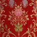 Immagine di Lampasso floreale Giardino H. cm 160 (63 inch) Lurex Rosso Nero Bianco Blu Tessuto per Paramenti liturgici