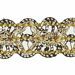 Picture of Agremano Braided Trim antique gold H. cm 1,5 (0,59 inch.)  Viscose Polyester Border Edge Trimming for liturgical Vestments