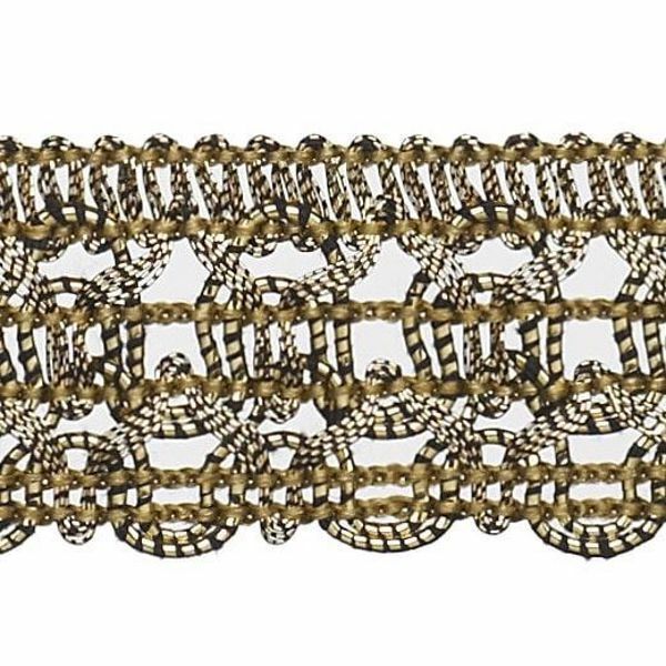 Picture of Agremano Braided Trim antique Gold Viscose Polyester Border Edge Trimming for liturgical Vestments