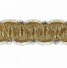 Imagen de Agreman cadena oro H. 2 cm hilo metálico y viscosa para vestimenta 