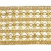Imagen de Agreman vergolina oro H. 8 cm viscosa y poliéster