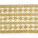 Picture of Agremano Braided Trim gold Vergolina H. cm 8 (3,1 inch) Viscose Polyester Border Edge Trimming for liturgical Vestments